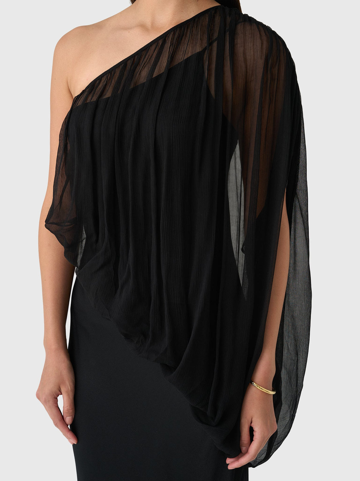 Third Form Women's Solstice One Shoulder Floor Length Dress