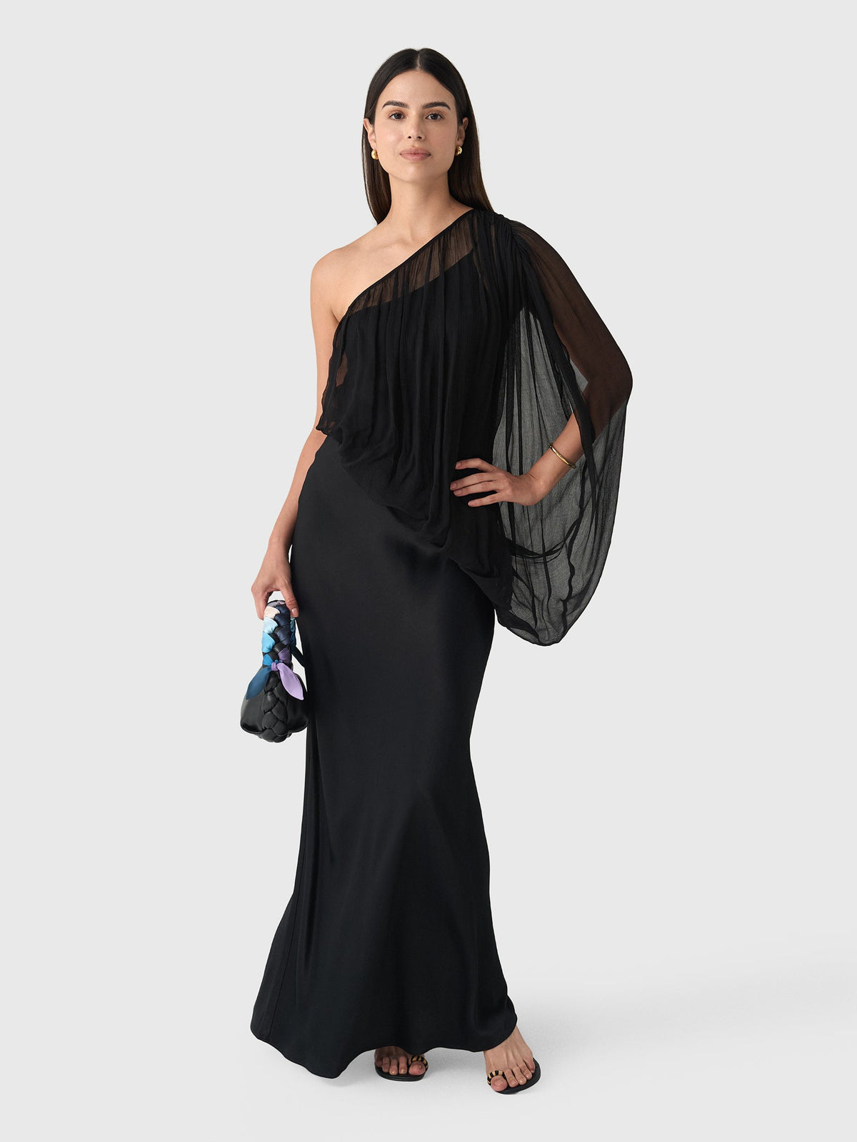 Third Form Women's Solstice One Shoulder Floor Length Dress