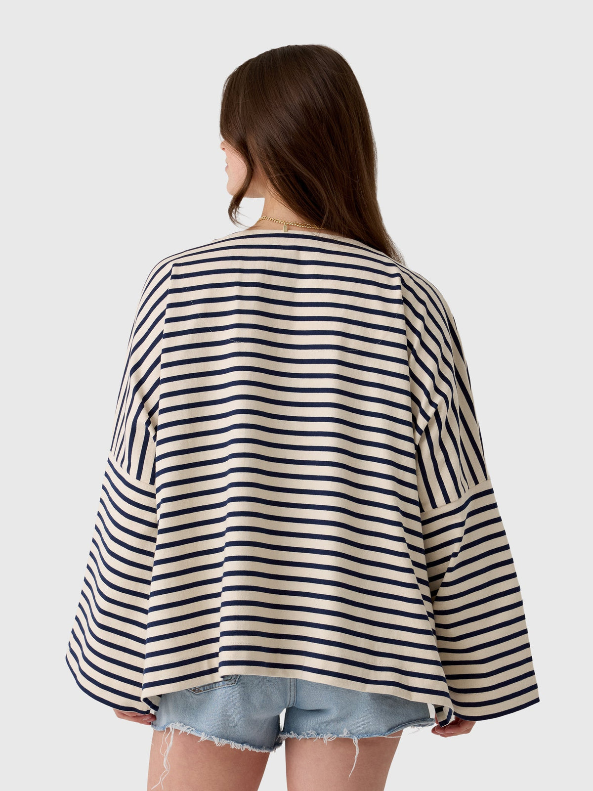 Les Vacances d'Irina Women's Embroidered Mariniére Top