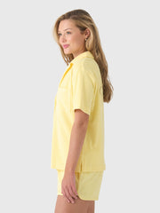 Hunza G Women's Terry Towelling Cuban Shirt