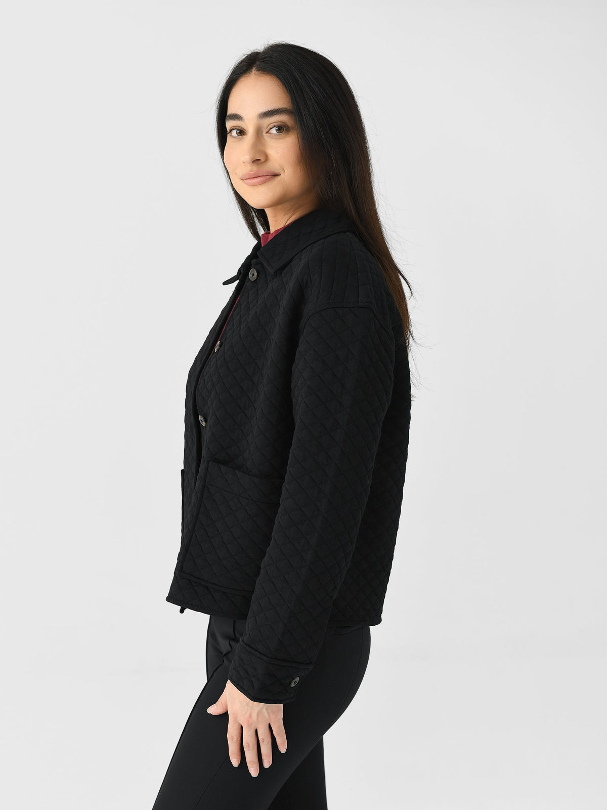 Vince Women's Quilted Collared Jacket