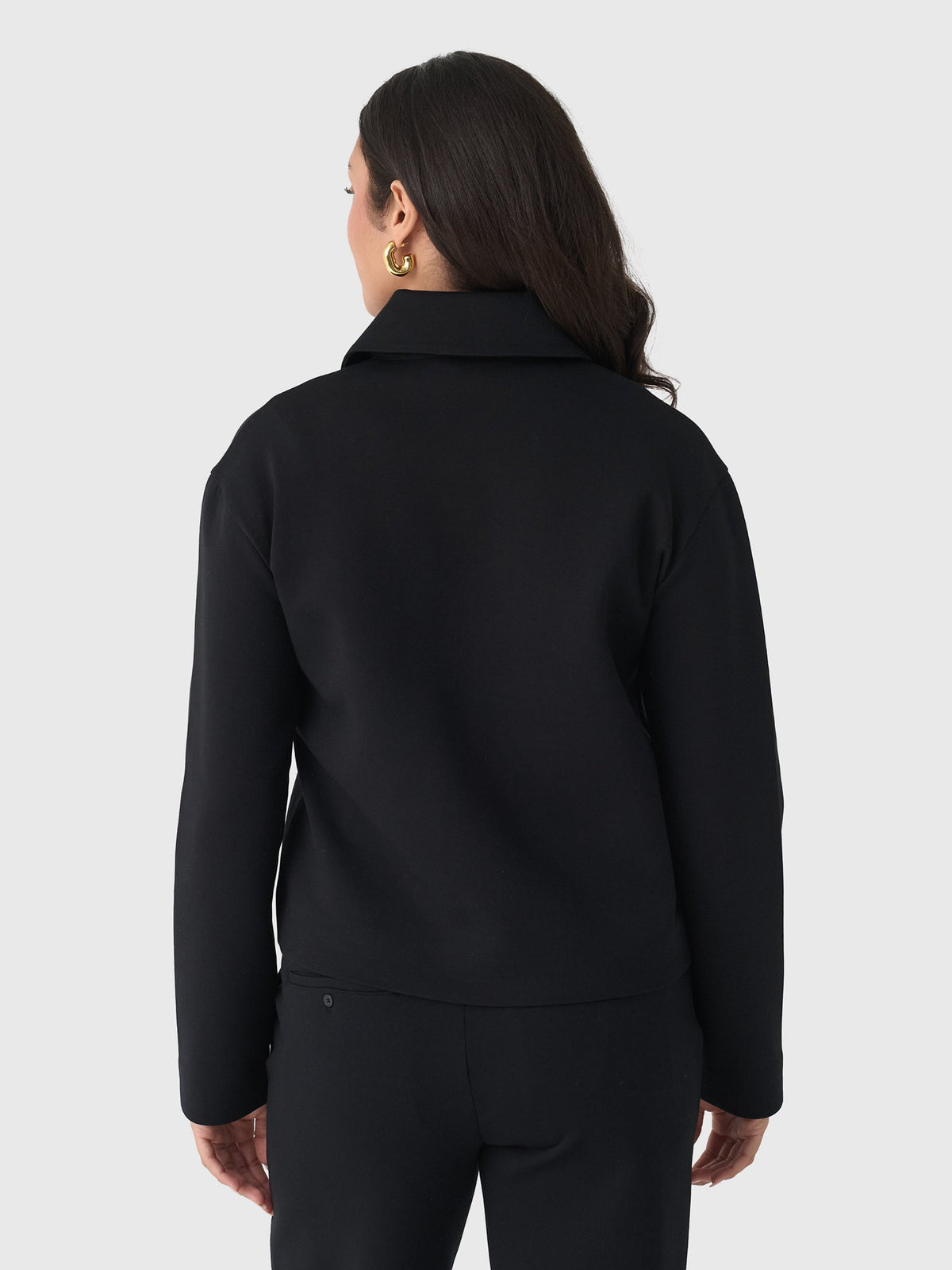 Vince Women's Cotton-Blend Half-Zip Pullover