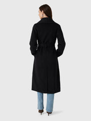 Vince Women's Wool-Cashmere Shawl-Collar Long Coat