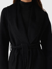 Vince Women's Wool-Cashmere Shawl-Collar Long Coat