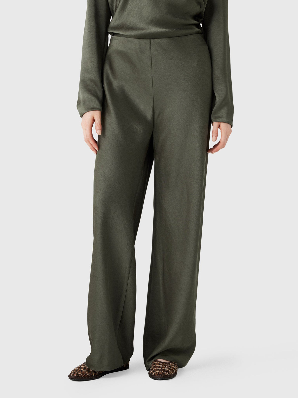 Vince Women's Fluid Satin Bias Pant