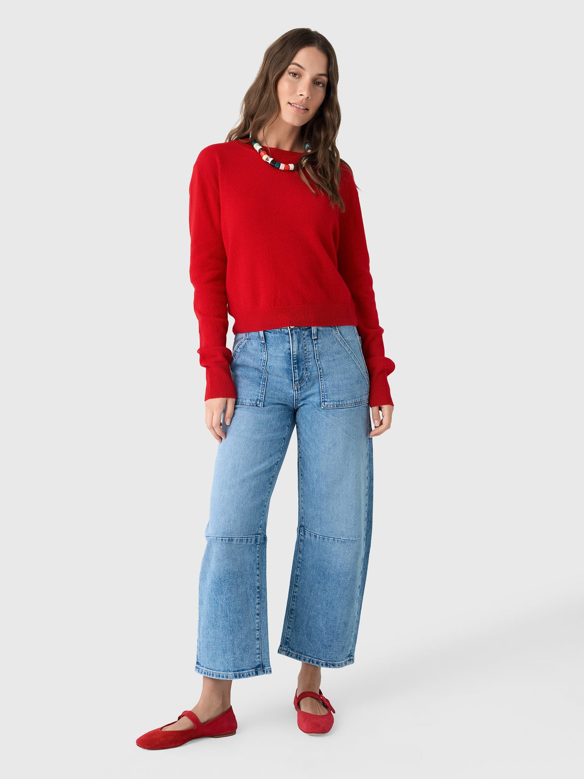 Le Jean Women's Utility Soft Barrel Jean