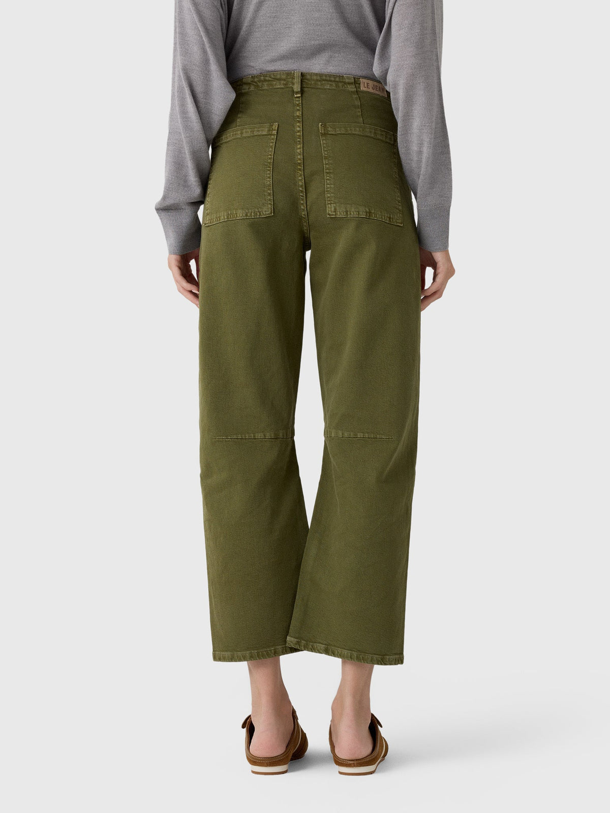 Le Jean Women's Utility Soft Barrel Jean