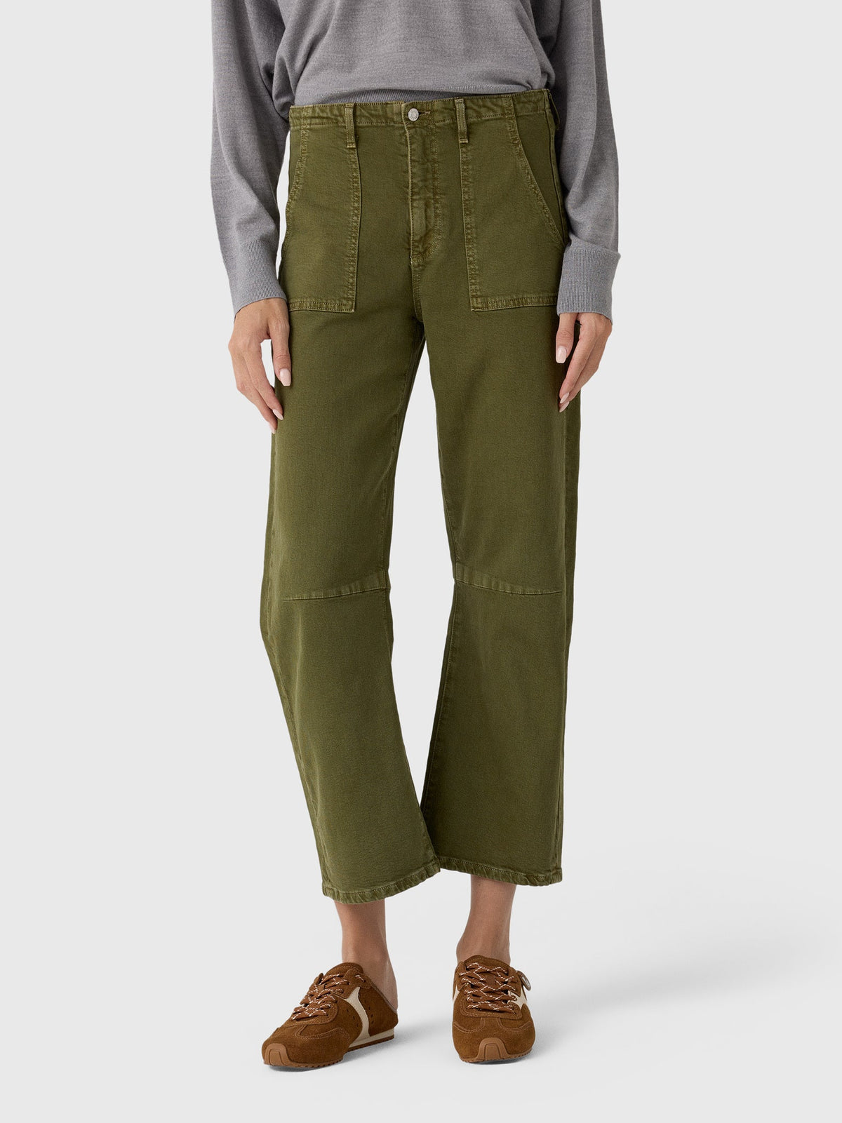 Le Jean Women's Utility Soft Barrel Jean