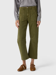 Le Jean Women's Utility Soft Barrel Jean