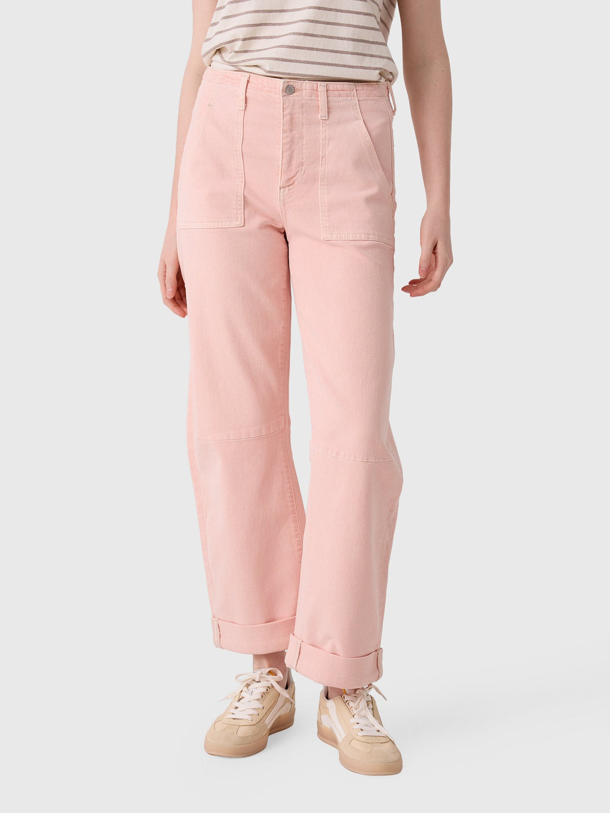 Le Jean Women's Utility Soft Barrel Jean