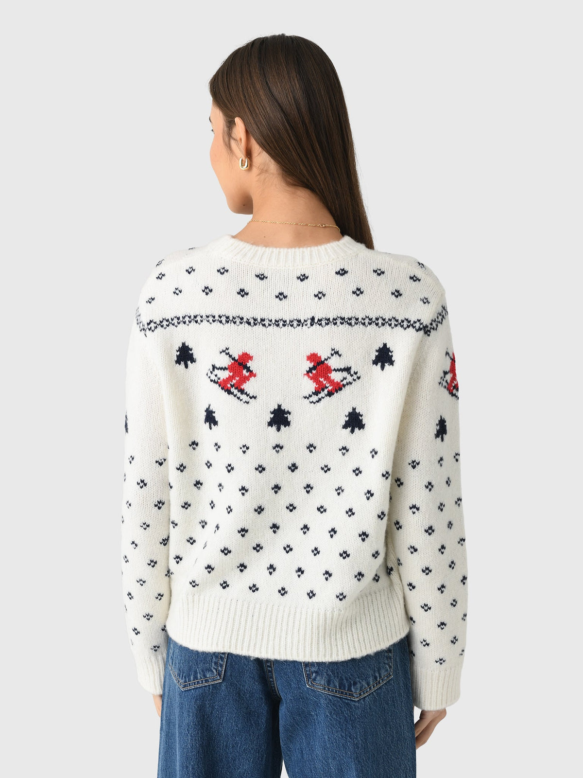 Le Jean Women's Ski Crew Sweater