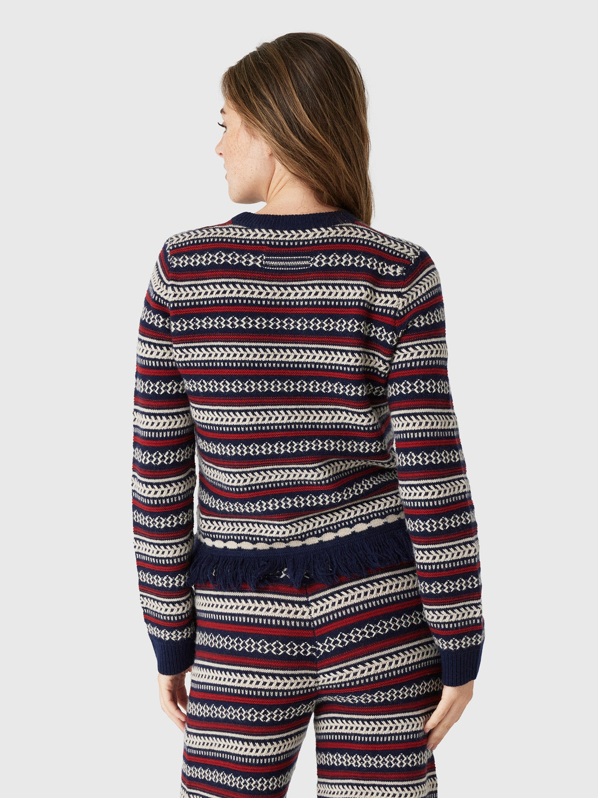 Guest In Residence Women's Western Stripe Crew