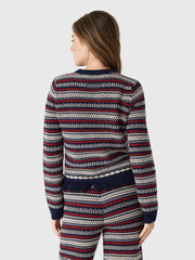 Guest In Residence Women's Western Stripe Crew