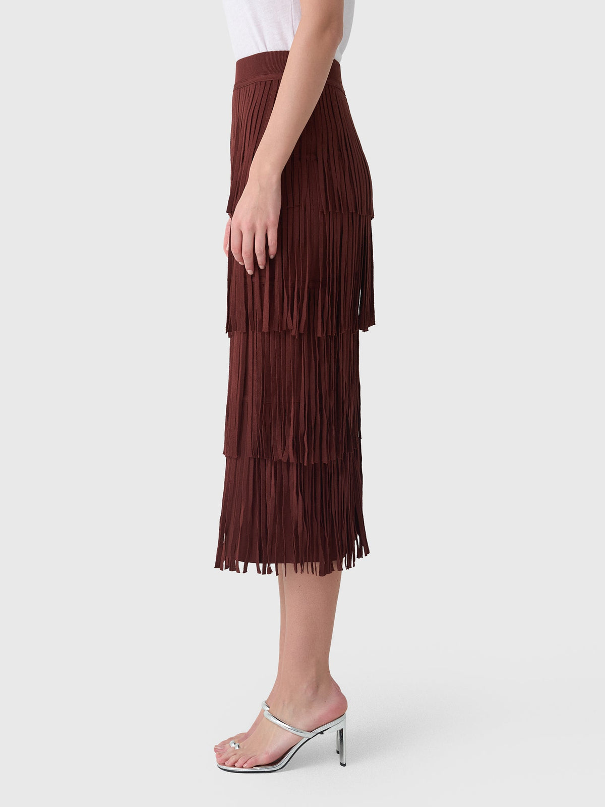 Simon Miller Women's Za Za Knit Fringe Skirt