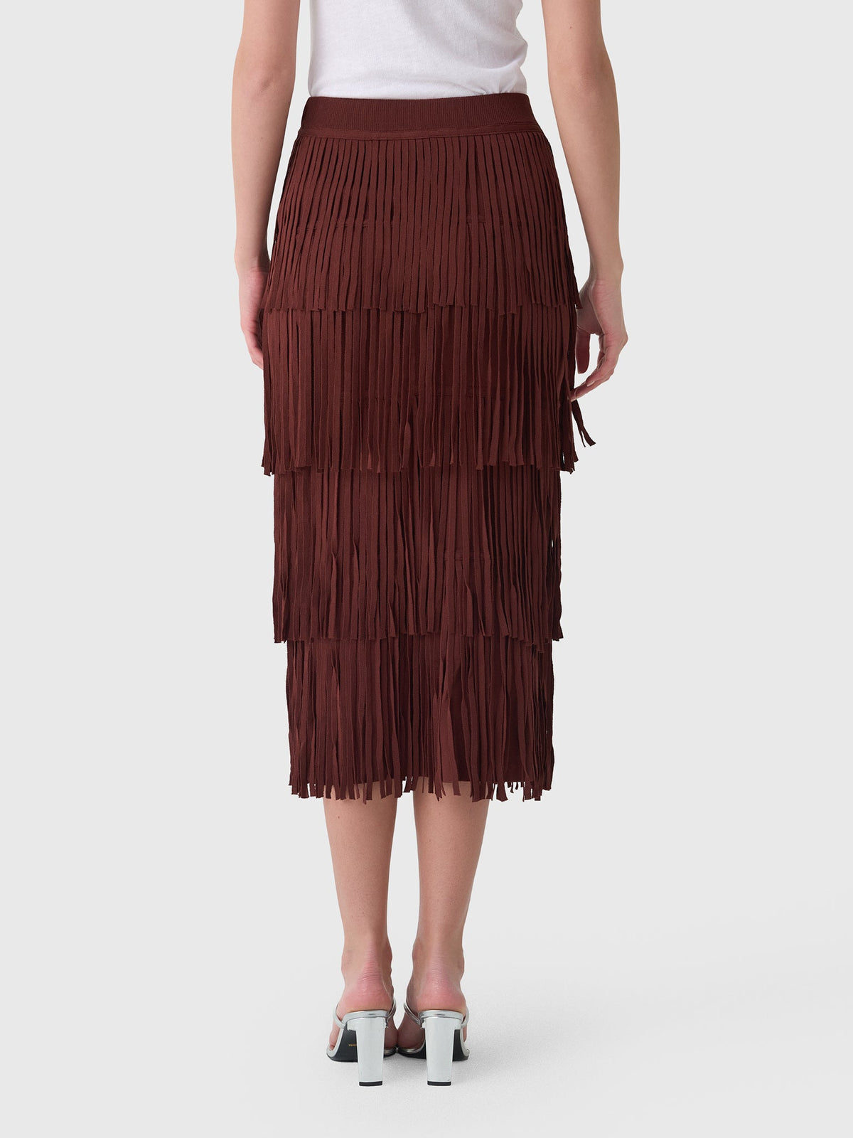 Simon Miller Women's Za Za Knit Fringe Skirt