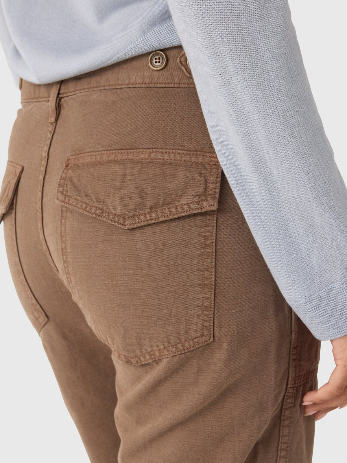 AMO Women's Easy Army Slouch Crop Trouser
