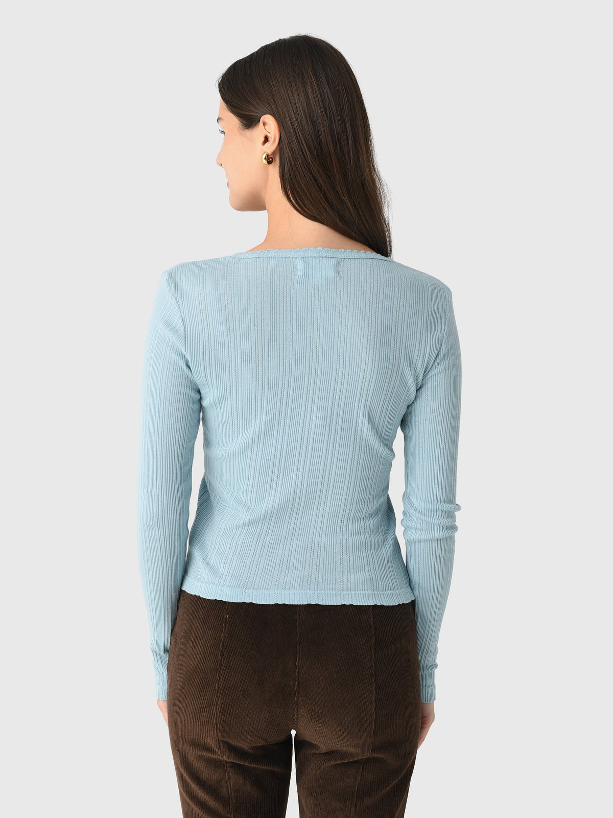 Velvet Women's Winona Pointelle Henley Top