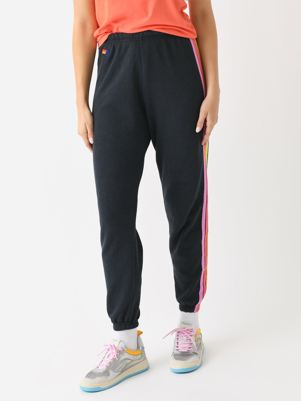Aviator Nation Women's 5 Stripe Sweatpant
