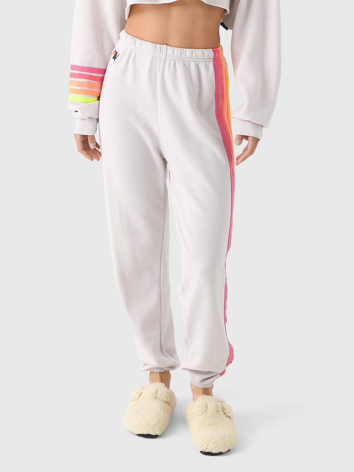 Aviator Nation Women's 5 Stripe Sweatpant