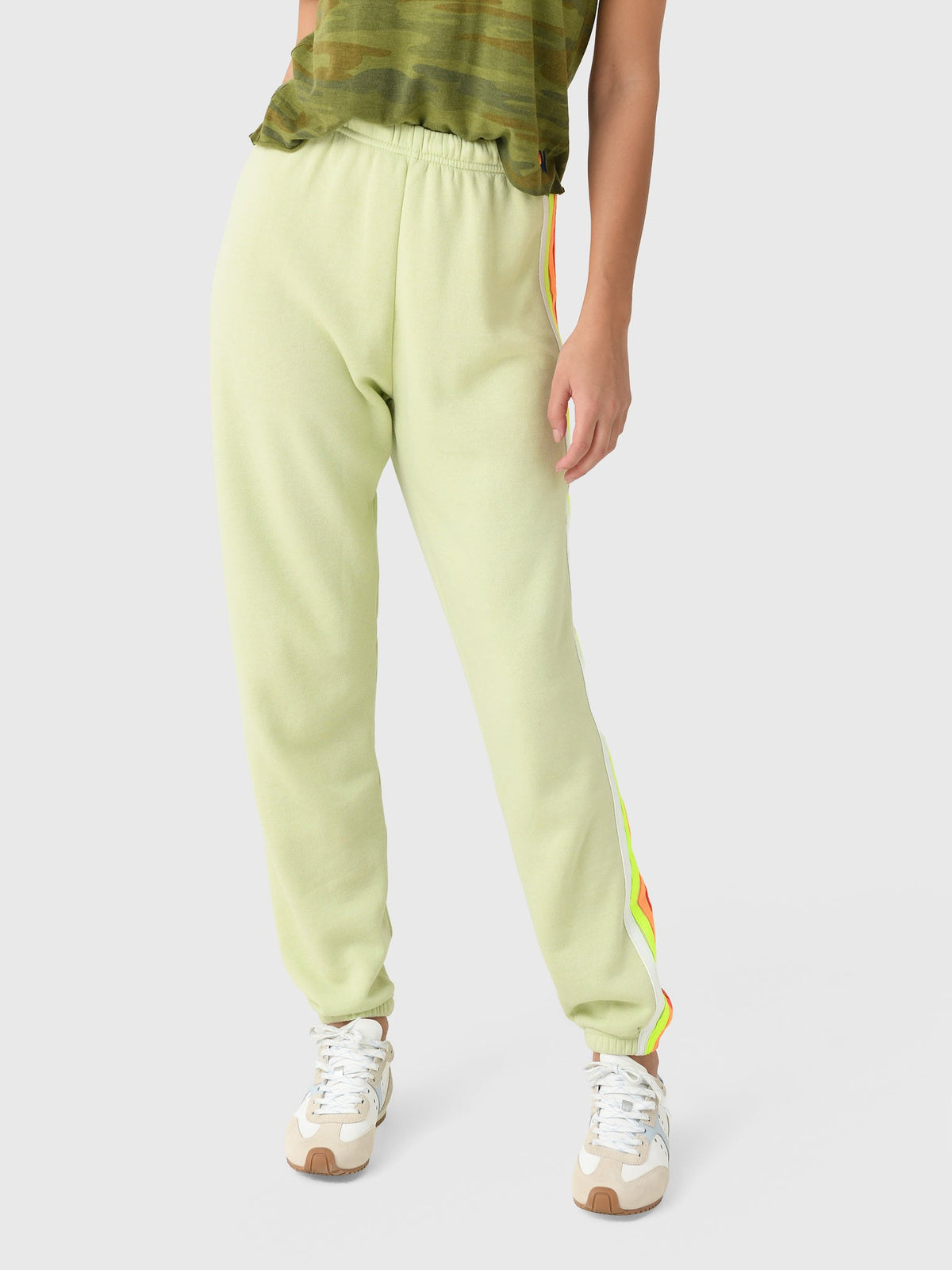 Aviator Nation Women's 5 Stripe Sweatpant