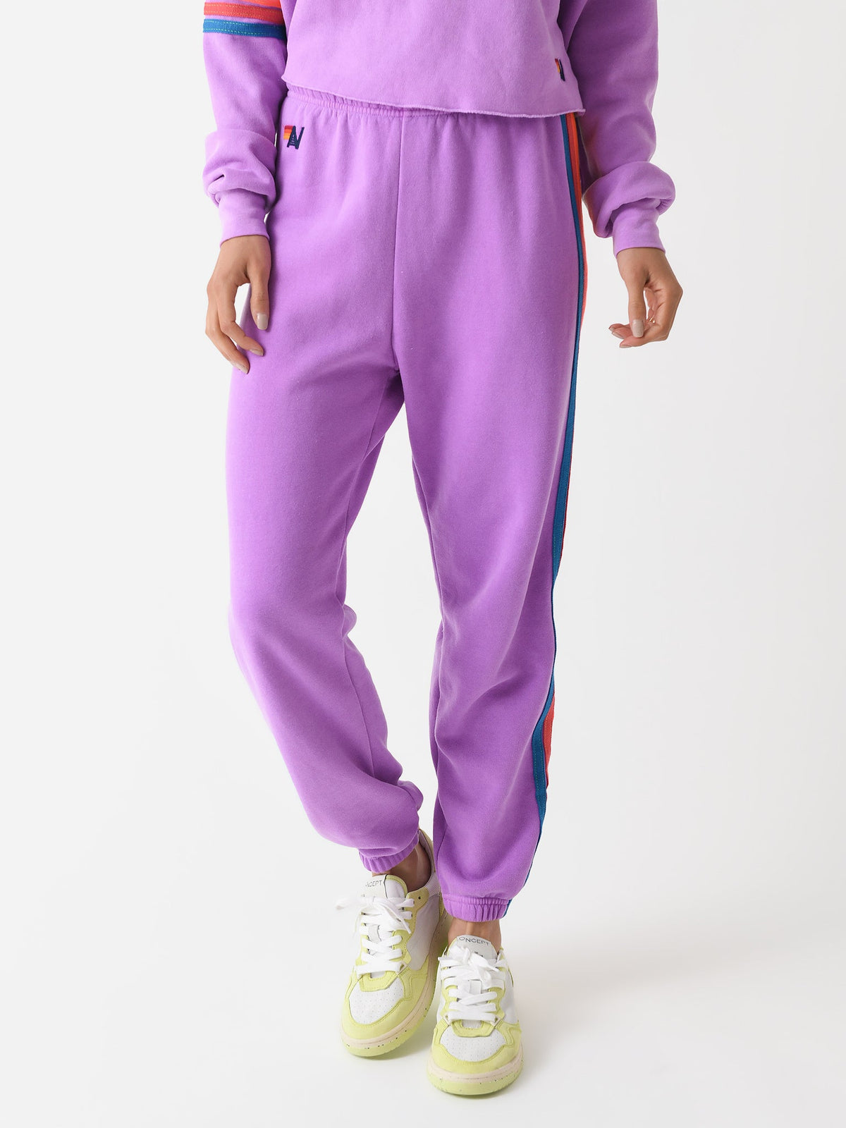 Aviator Nation Women's 5 Stripe Sweatpant