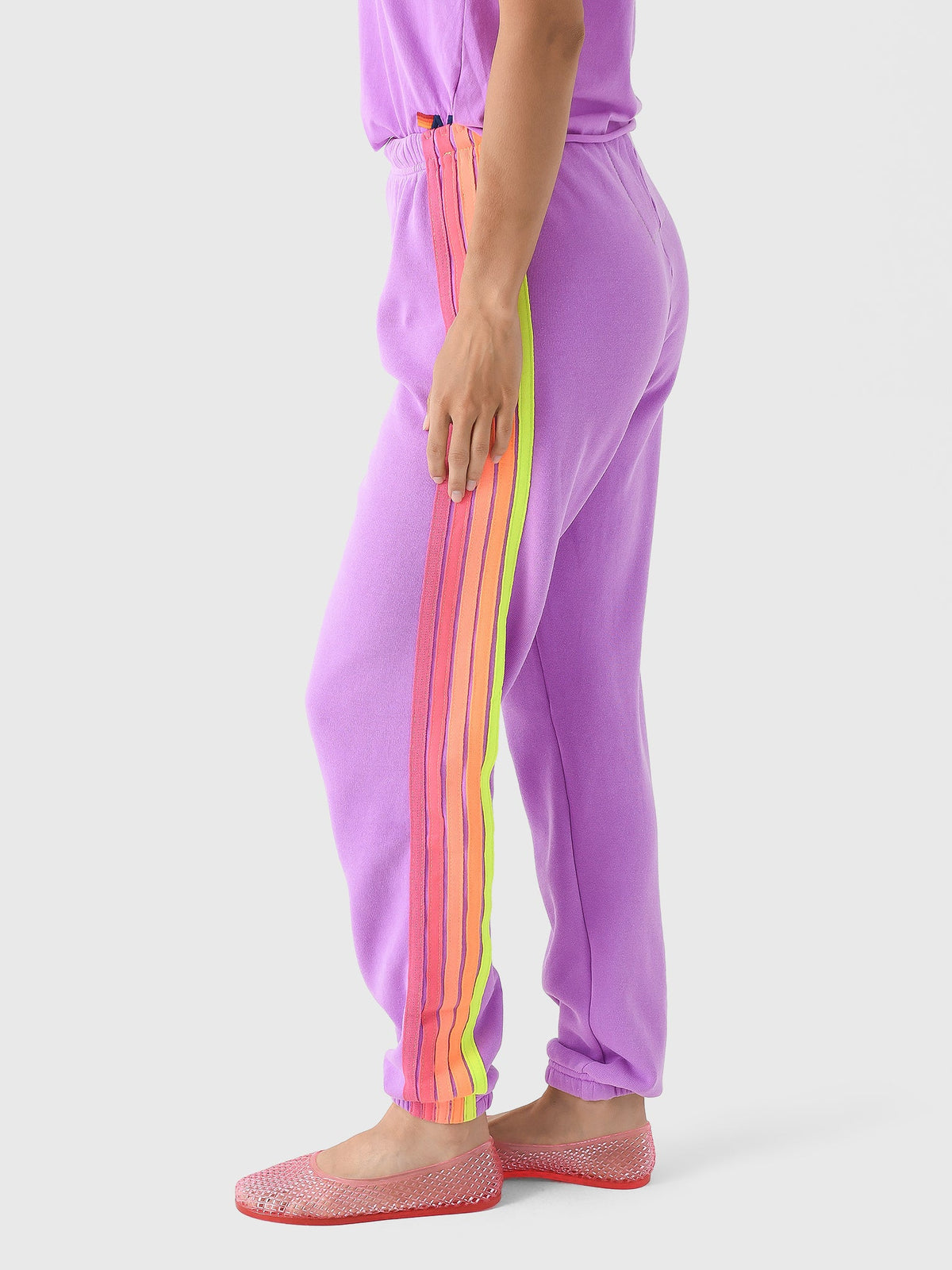 Aviator Nation Women's 5 Stripe Sweatpant