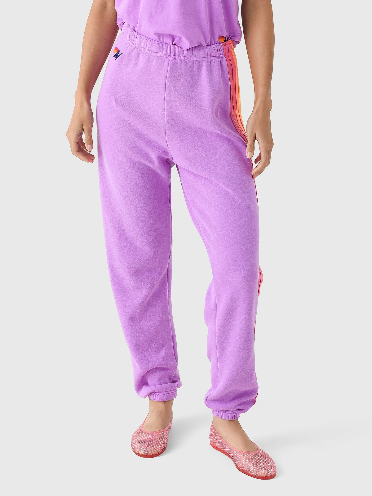 Aviator Nation Women's 5 Stripe Sweatpant