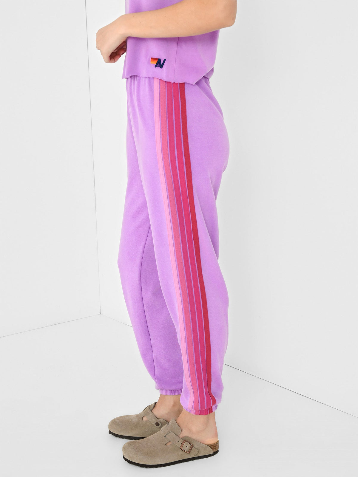 Aviator Nation Women's 5 Stripe Sweatpant