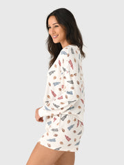 Z Supply Women's Elle Let's Go Long Sleeve Top