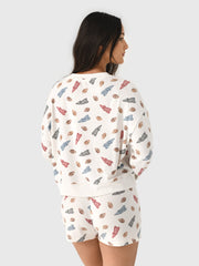 Z Supply Women's Elle Let's Go Long Sleeve Top