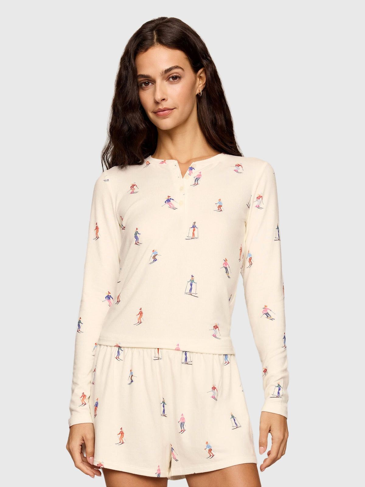Z Supply Women's Sleepy Head Ski Long Sleeve Henley