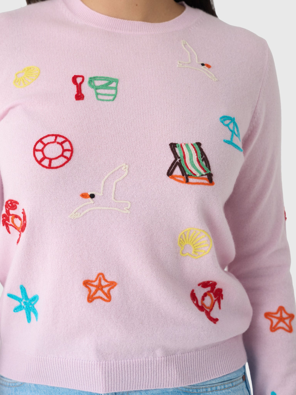 Jumper 1234 Women's Seaside Tribute Crew Sweater