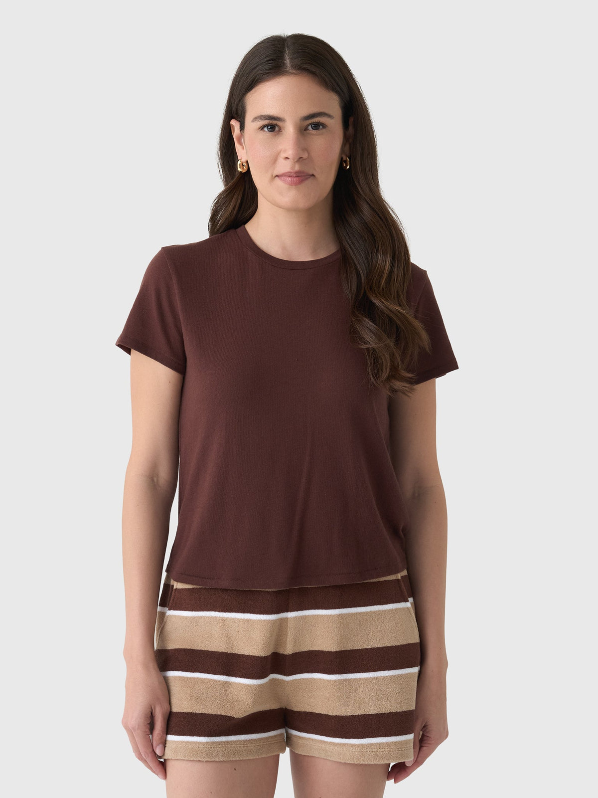 Z Supply Women's Tourist Knit Jersey Tee