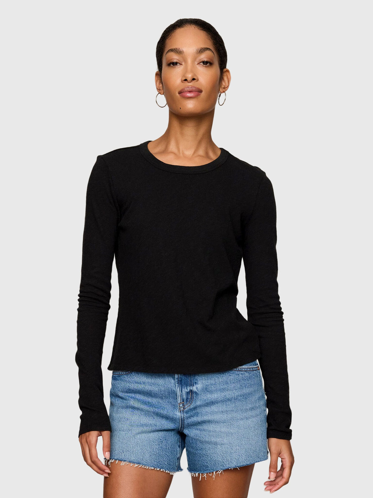 Z Supply Women's Junie Long Sleeve Slub Tee