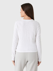 Z Supply Women's Junie Long Sleeve Slub Tee