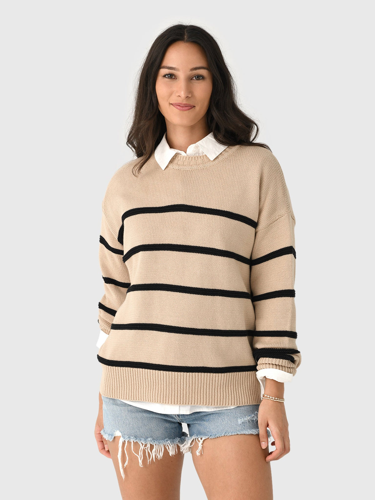 Z Supply Women's Boyfriend Striped Sweater